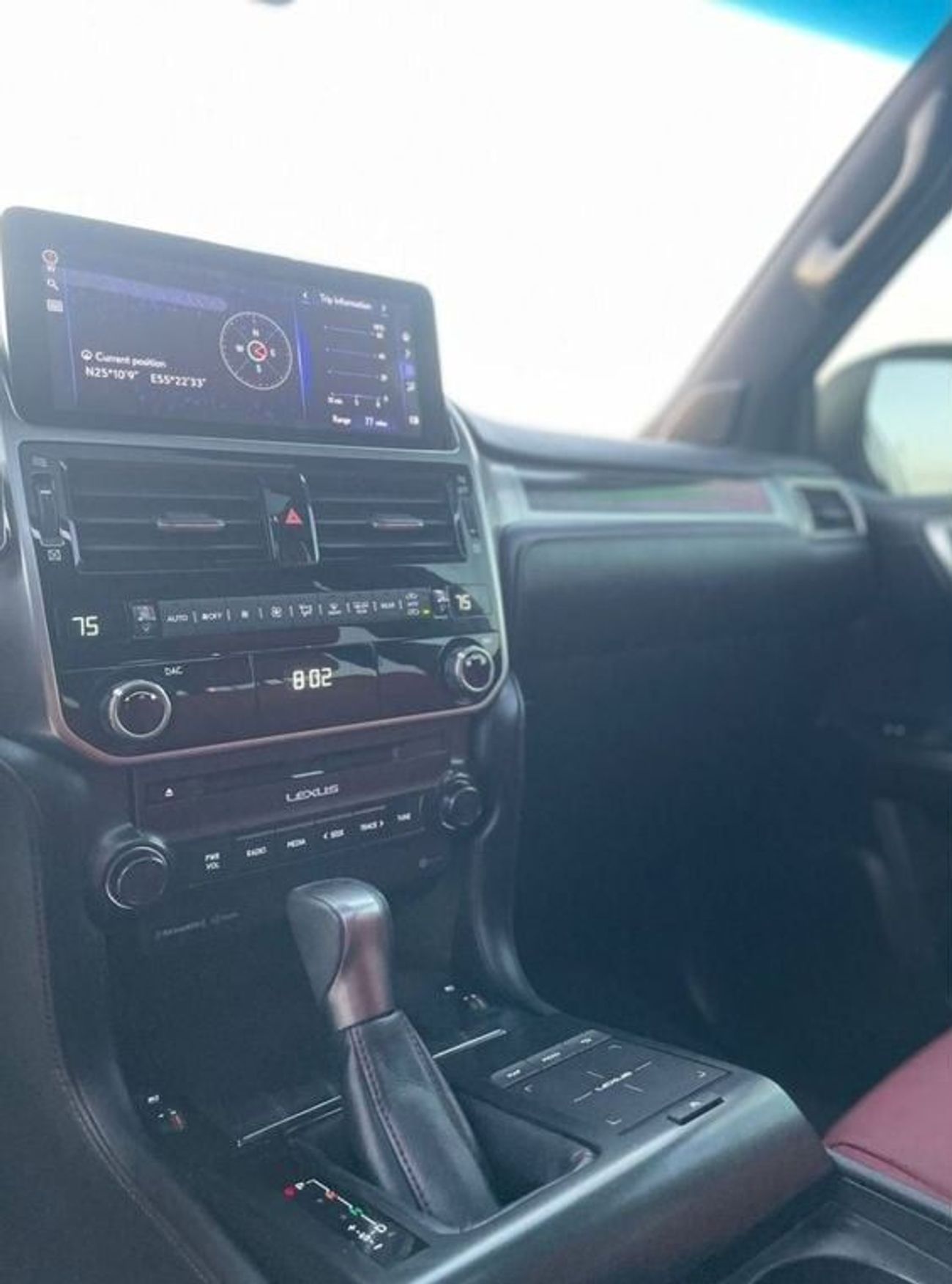 لكزس GX 460 2023 Lexus GX460 Luxury Platinum Full Option - 4.6L V8 - AWD 4x4 - Full Red 7 Seater - Radar & Senso