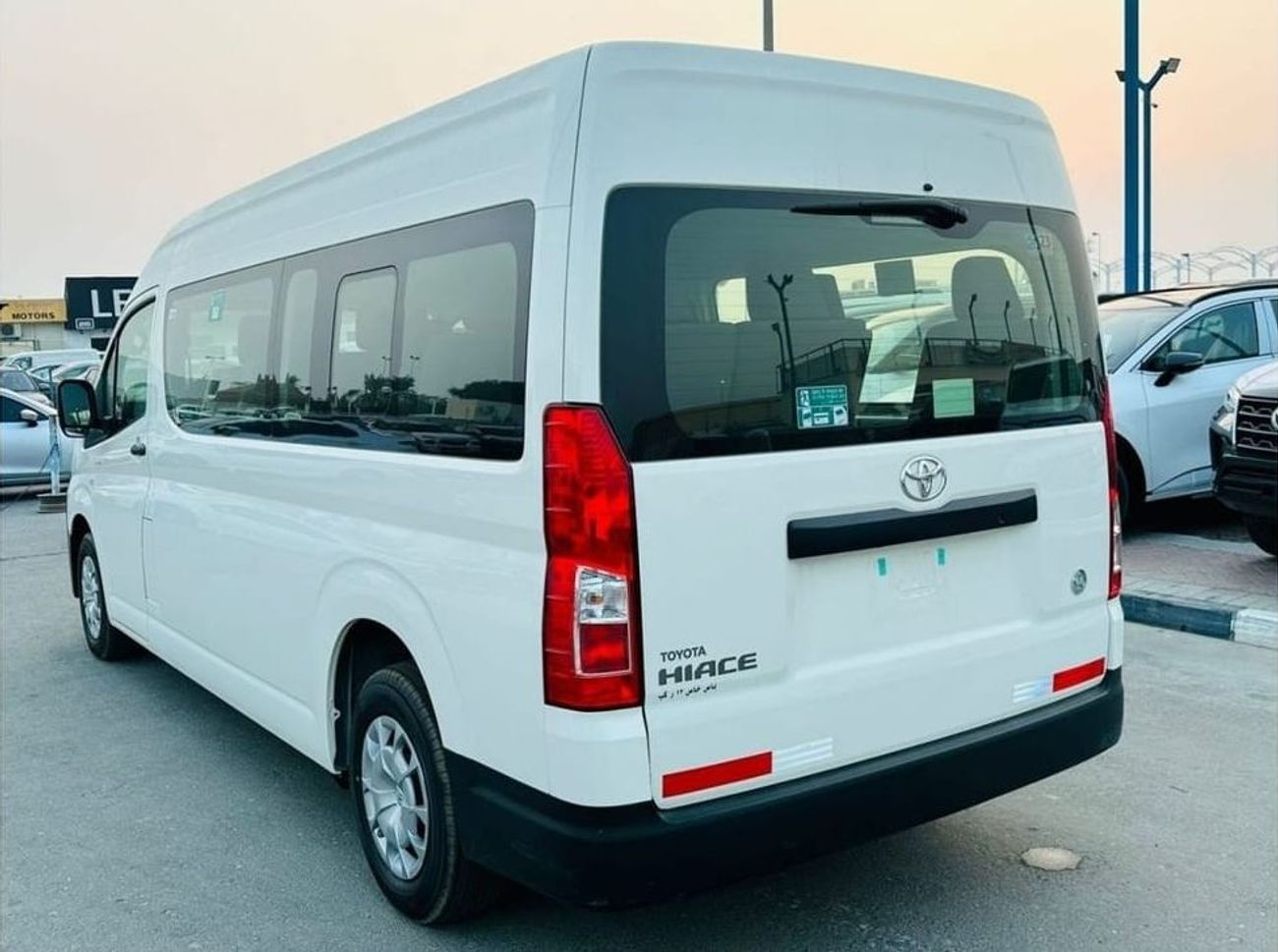 Toyota Hiace 3.5L, HIGH ROOF, PETROL, AUTOMATIC TRANSMISSION, 13 PERSON, AIRCONDION, POWER WINDOWN, MODEL 2025