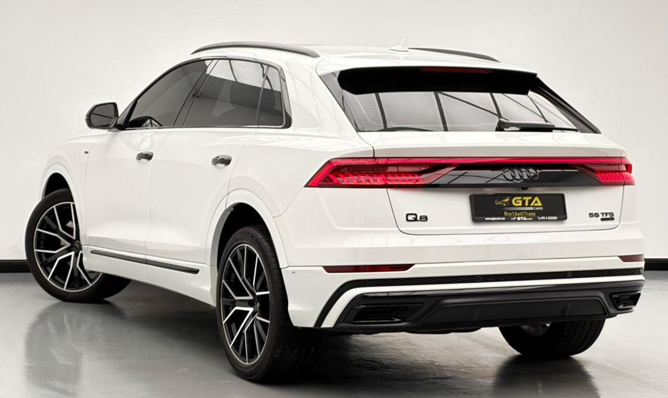 Audi Q8 2019 Audi Q8 55TFSI Quattro S-line, 1 Year Warranty Unlimited Km, Full Service History, GCC
