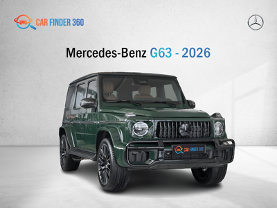 مرسيدس بنز G 63 AMG Mercedes-Benz G63 - 2026 - Green / Brown interior - GCC - Performance Package(Export only)