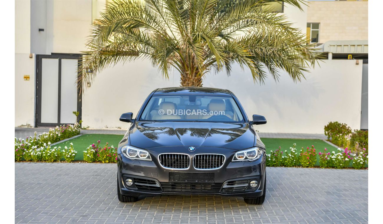 BMW 520i i Twin Turbo Luxury - Under Warranty! - AED 1,547 P.M - 0% D.P