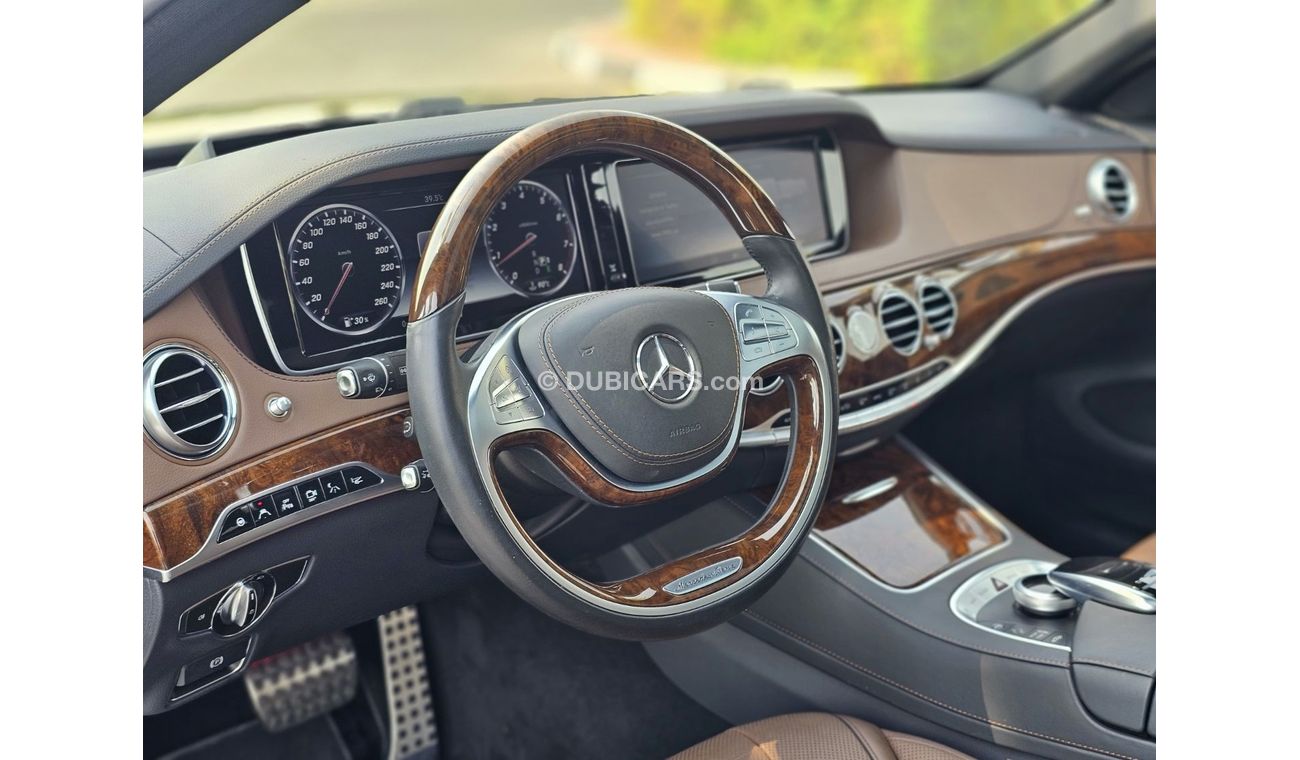 Mercedes-Benz S 500 MERCEDES S500 AMG FULL OPTION 6 BUTTONS 2015 GCC SINGLE OWNER LOW MILEAGE IN MINT CONDITION