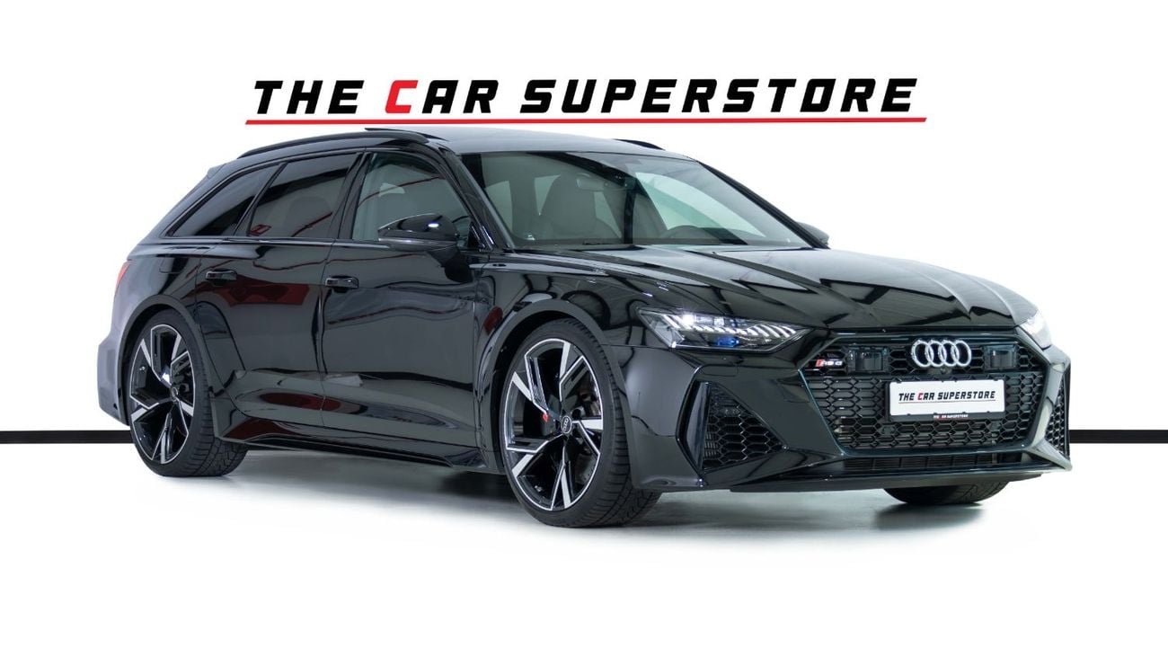 Audi RS6 Special Order-Premium Metallic Paint-Black on Black-Fastest Exclusive Estate