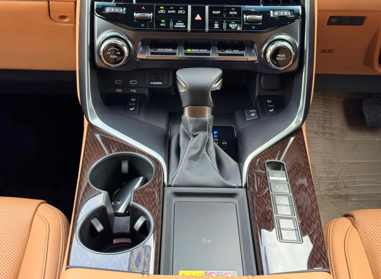 Lexus LX600 Lexus LX 600 twin turbo Model 2025 fuel petrol cylinder 6 white colour outside and interior orange