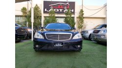 Mercedes-Benz S 550 Imported 2008, black color, number one leather, panorama, speed stabilizer, leather, screen, rear co