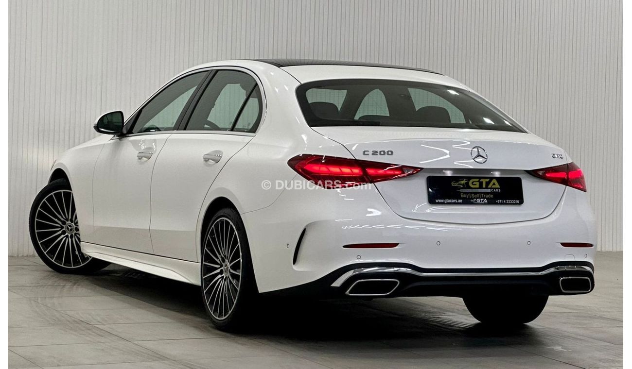 Mercedes-Benz C 200 2022 Mercedes Benz C200 AMG, May 2027 Mercedes Warranty & Service Pack, Full Options, Low Kms, GCC