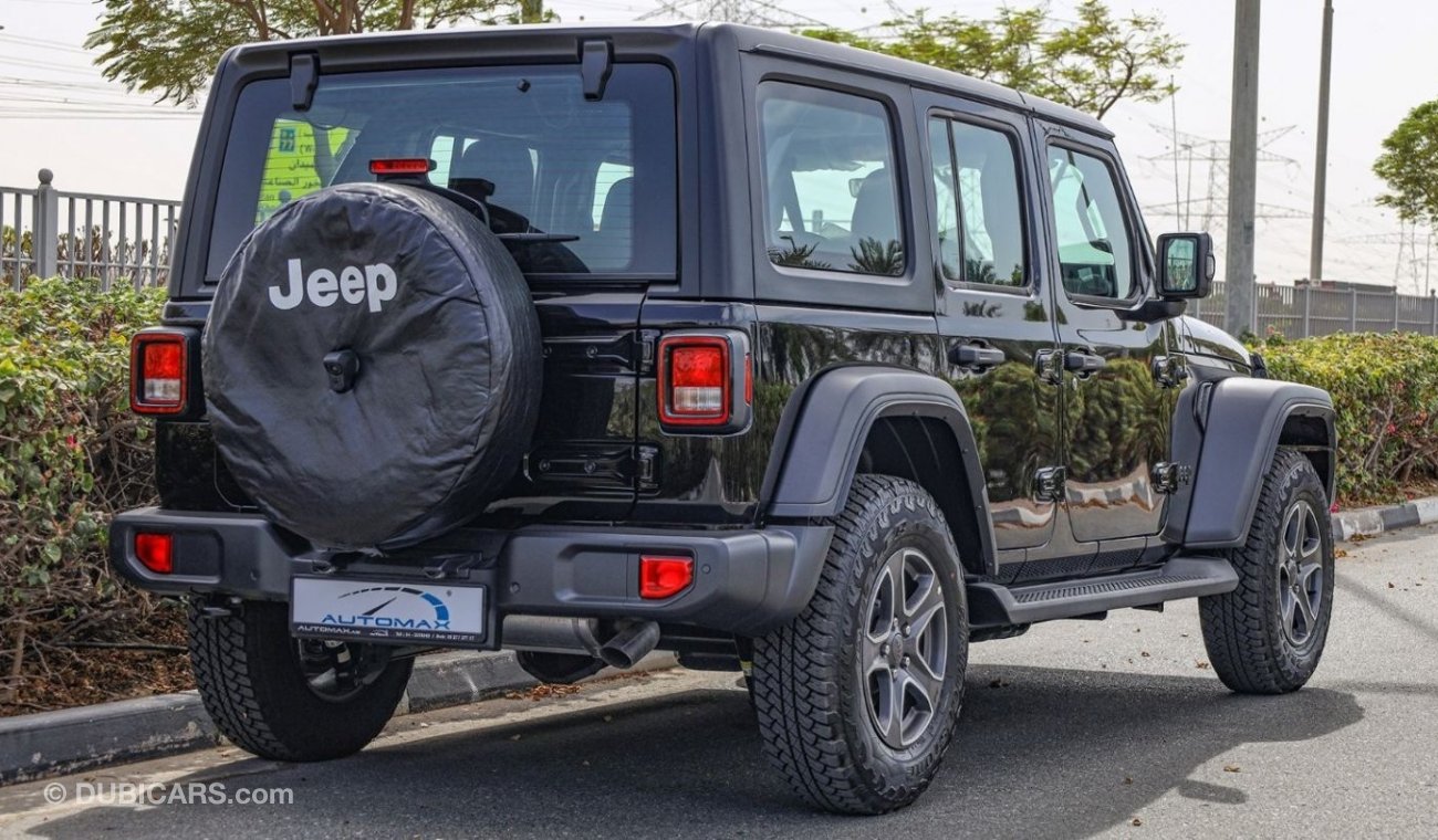 Jeep Wrangler Unlimited Sport Plus 3.6L V6 , 2023 Без пробега , (ТОЛЬКО НА ЭКСПОРТ)