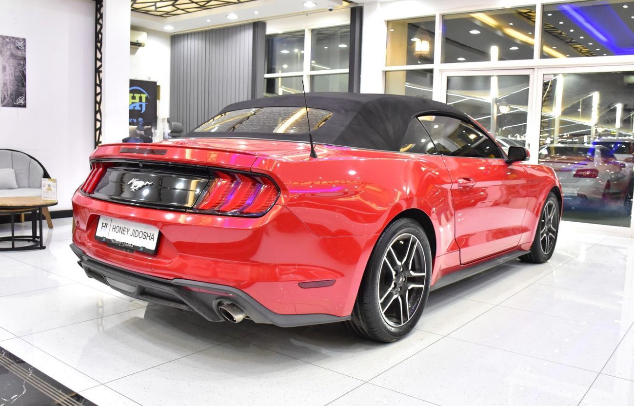 Ford Mustang EXCELLENT DEAL for our Ford Mustang ECOBOOST Convertible ( 2020 Model ) in Red Color American Specs