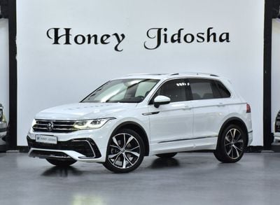 فولكس واجن تيجوان R-LINE PREMIUM Volkswagen Tiguan 4Motion ( 2024 Model ) in White Color GCC Specs