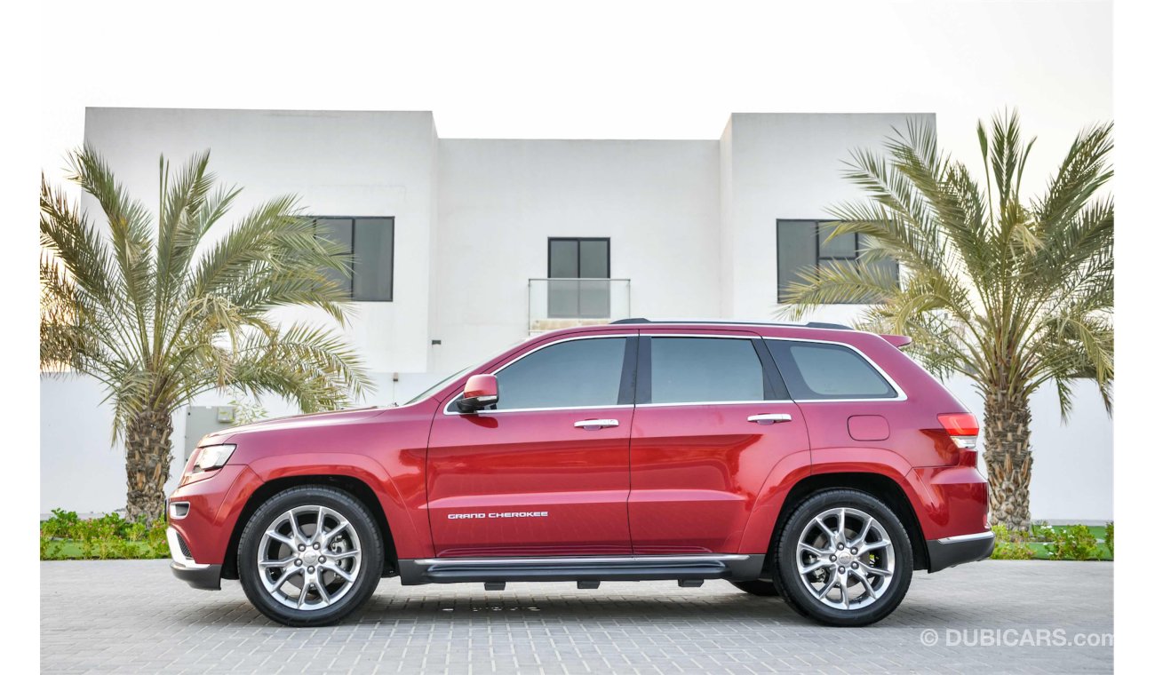 Jeep Grand Cherokee SUMMIT - Under Agency Warranty -Agency Service Contract until 2021 -AED 1,841 PM