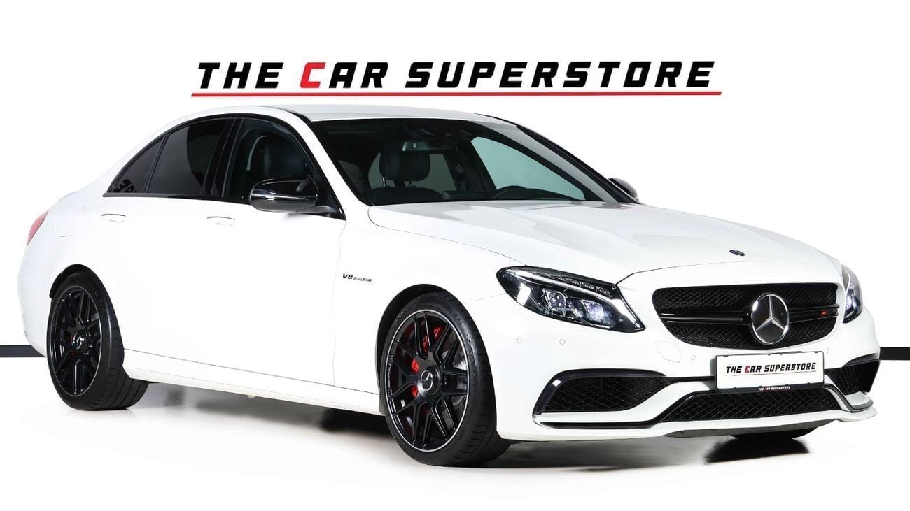 Mercedes-Benz C 63 AMG Std 4.0L Sedan 2017-MERCEDES BENZ C63 AMG-FULL SERVICE HISTORY-IMMACULATE CAR
