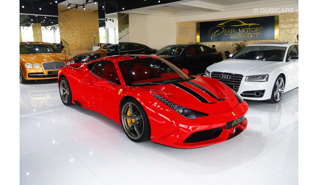 فيراري 458 Speciale 4.5L V8 2014 - with Service Contract / Low Mileage (( Mint Condition! ))