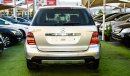 Mercedes-Benz ML 350 Gulf - number one - manhole - leather - sensors - alloy wheels - wood - back wing in excellent condi
