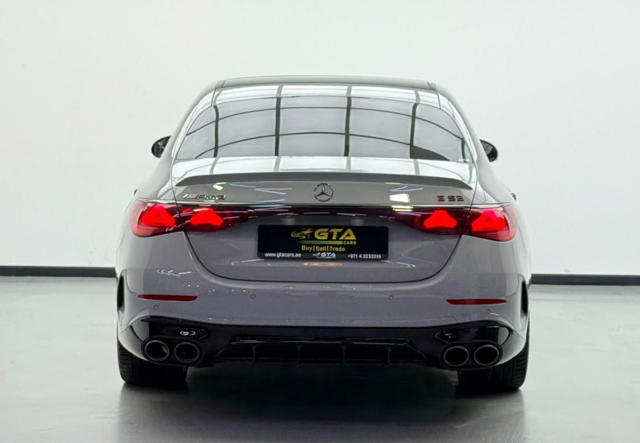 مرسيدس بنز E 53 AMG 4MATIC 2025 Mercedes Benz E53 AMG, 2026 MB Warranty + Service Pack, Full MB Service History, Low Km, GCC