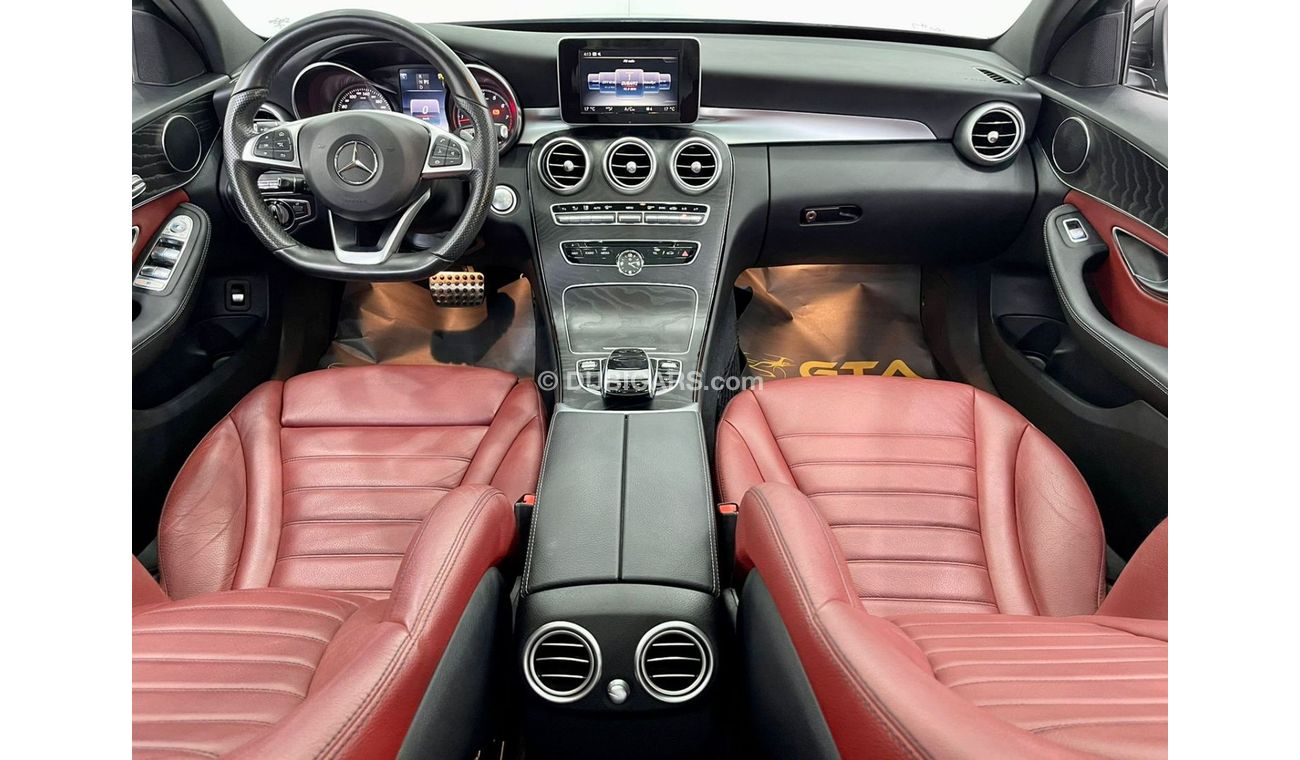 Mercedes-Benz C 200 AMG Pack 2017 Mercedes-Benz C200 AMG, Full Option, Warranty, Low Mileage, GCC