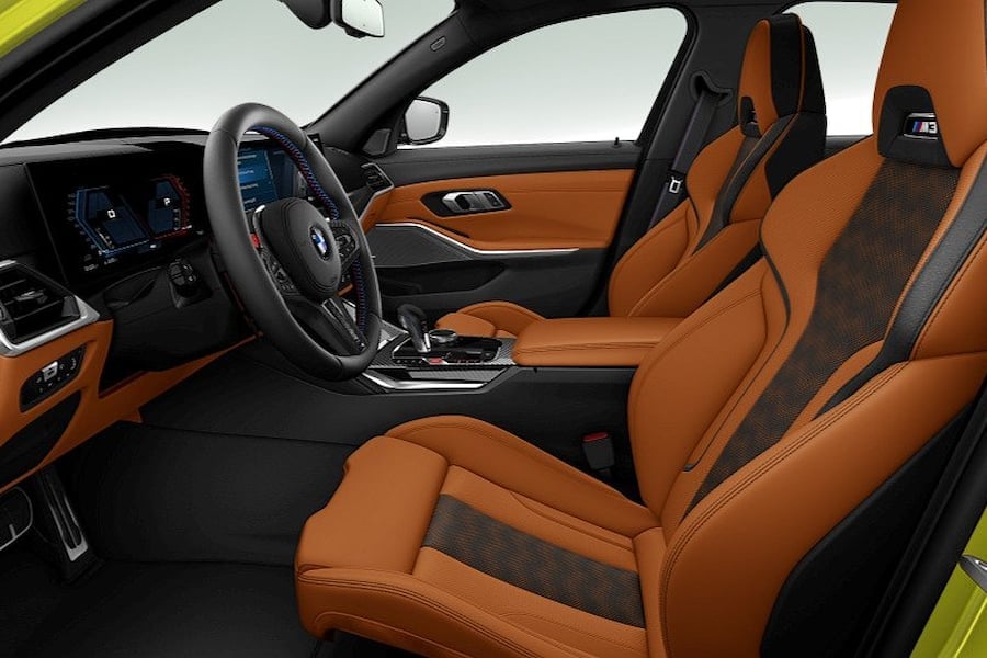 BMW M3 interior - Seats