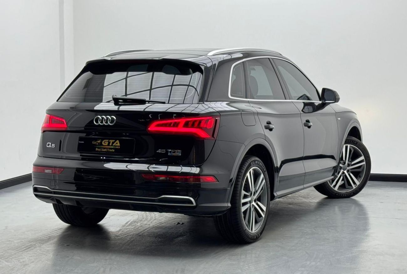 Audi Q5 45 TFSI Quattro S Line 2.0L (252 HP) 2018 AUDI Q5 45 TFSI S-Line Quattro, 1 Year Warranty, Audi Serv