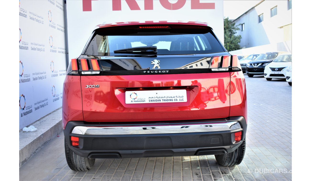 Peugeot 3008 1.6L ACTIVE 2018 GCC  AGENCY WARRANTY