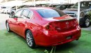 Infiniti G25 Model 2012 red color Gulf number one leather alloy wheels sensors without accidents in excellent con