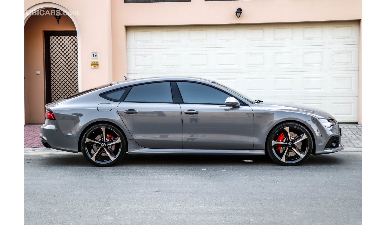 Audi RS7 (NARDO GREY) 2016 GCC under Warranty with Zero Down-Payment.