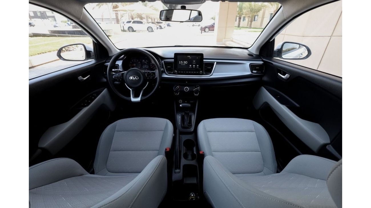 كيا ريو Kia Rio 2021 GCC under Agency Warranty with Flexible Down-Payment/ Flood Free.