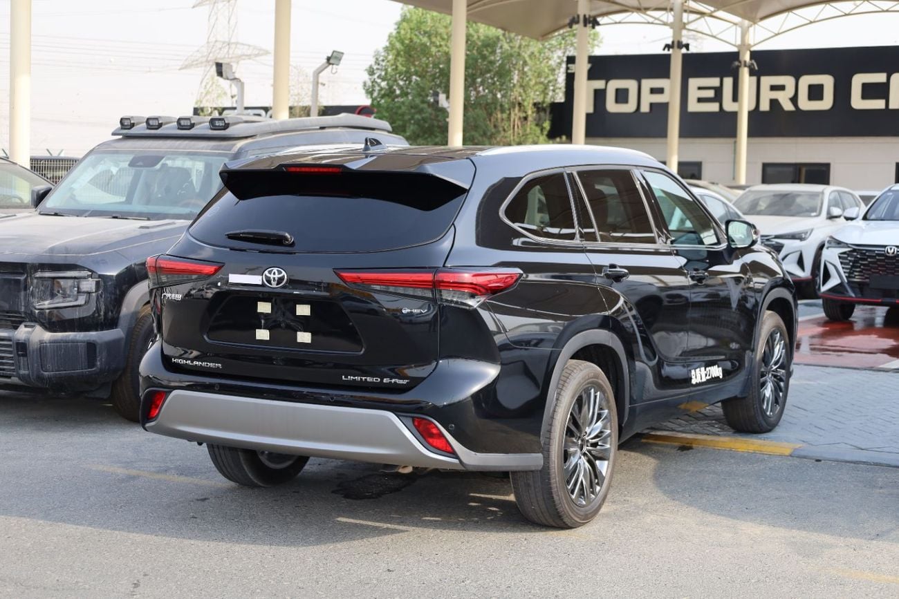 تويوتا هايلاندر Automatic . Hybrid . SUV/Crossover . All Wheel Drive . 7 Seats . 5 Doors ▾ Brand new 2026 Toyota Highlander Limited E-Four Hybrid 2.5L, Chinese Specs. Premium top-tier trim fe