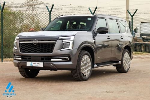 Nissan Patrol LE PLATINUM CITY 2026 | GCC | 3.5L V6 | AWD | 9AT | Red Interior | Height Control | Export only