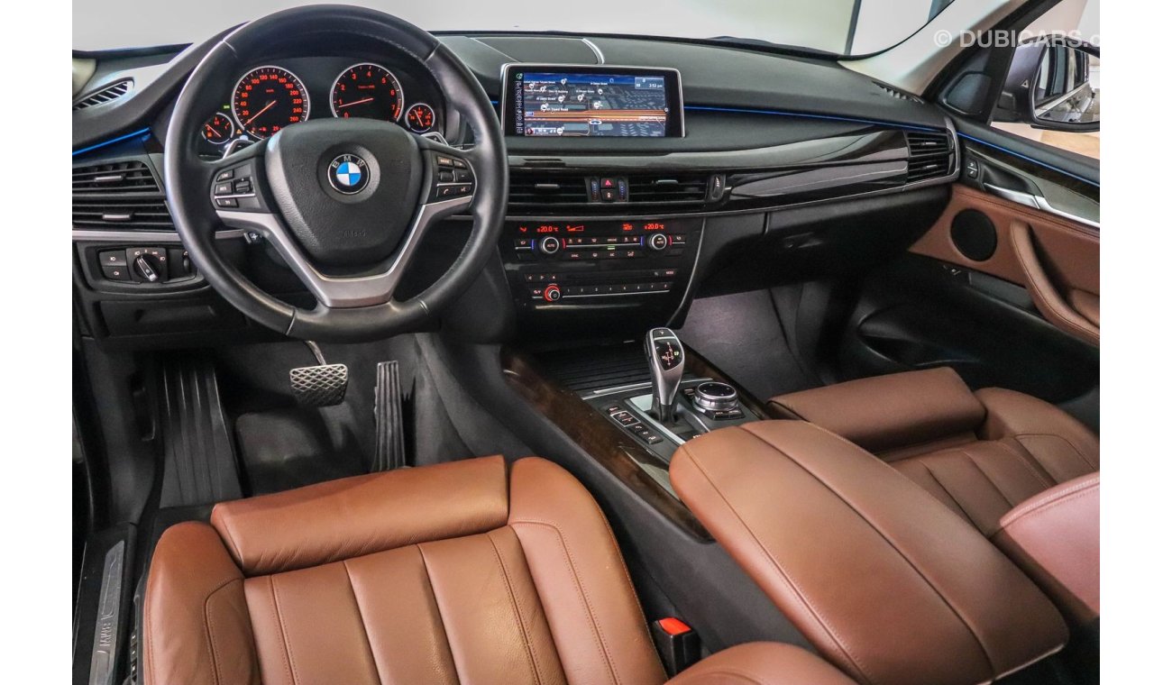 BMW X5 X-Drive 50i 2015 GCC under Agency Warranty & Service contract with Zero Down-Payment.