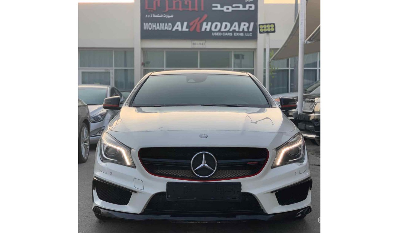 Mercedes-Benz CLA 45 AMG مرسيدس CLA 45 AMG 2015 خليجي فول ابشن  بدون صبغ بانوراما كاميرا نفكيشن تبريد وتسخين مقاعد دخول بدون