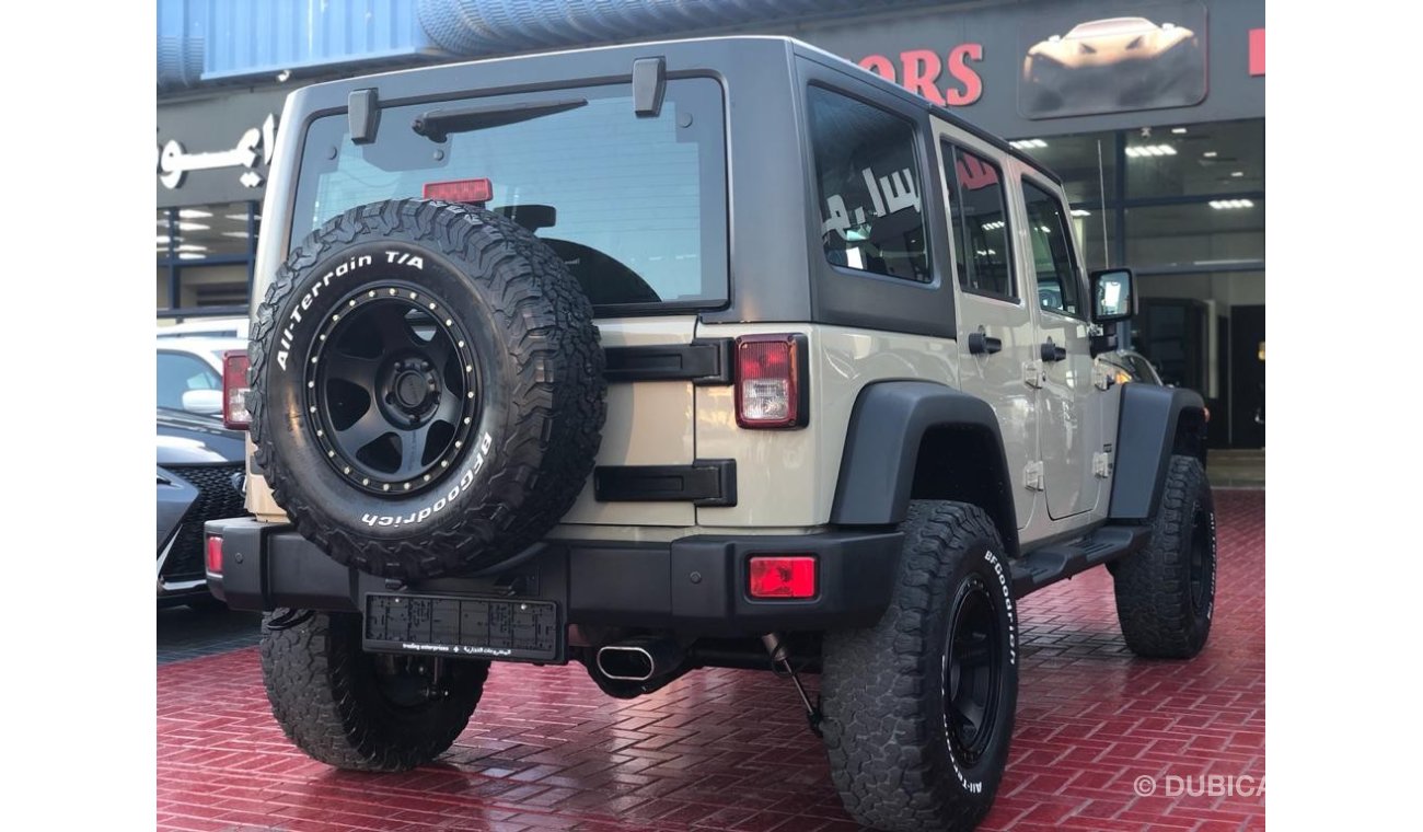 Jeep Wrangler UNLIMITED FALCON 2018 GCC WITH FSH IN MINT CONDITION