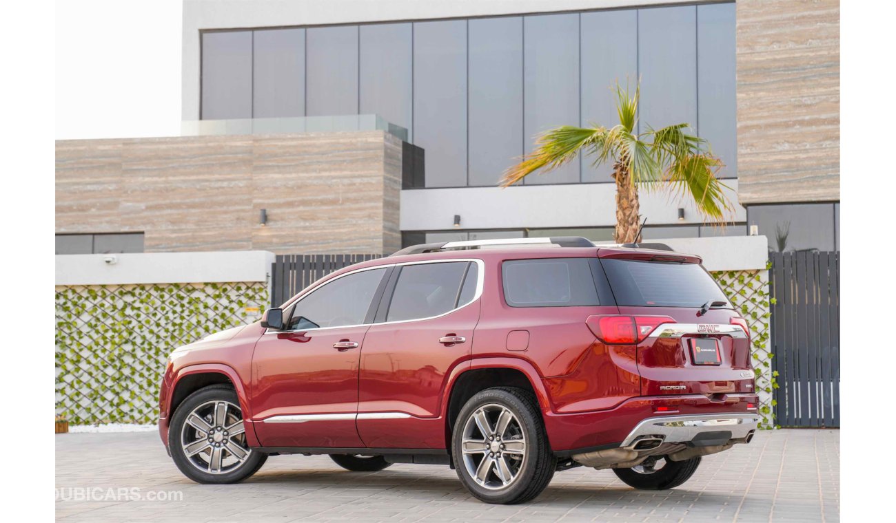 GMC Acadia Denali AWD | 1,841 P.M | 0% Downpayment | Full Option | Immaculate Condition