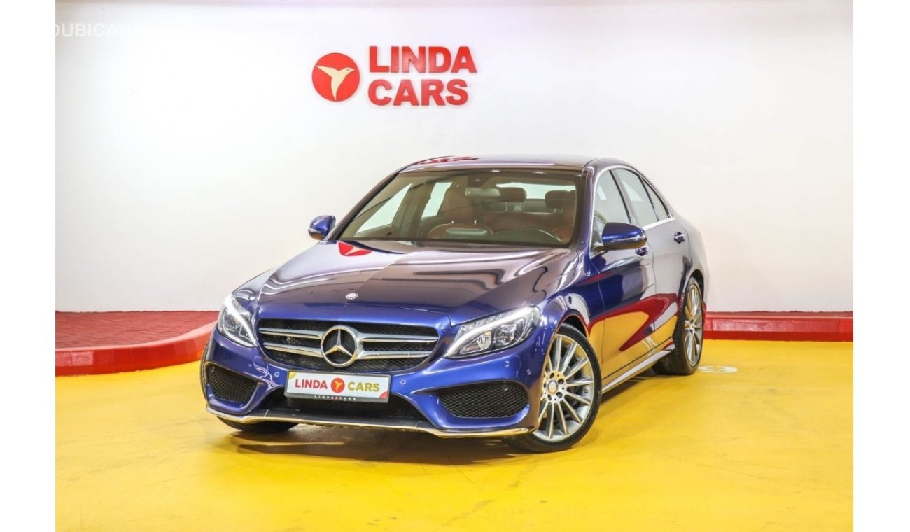 Mercedes-Benz C200 Mercedes Benz C200 Special Edition 2017 GCC under Warranty with Zero Down-Payment.