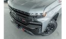 شيفروليه سيلفارادو 2020 Chevrolet Silverado Trail-boss Z71 / Full Chevrolet Service History & Chevrolet Warranty