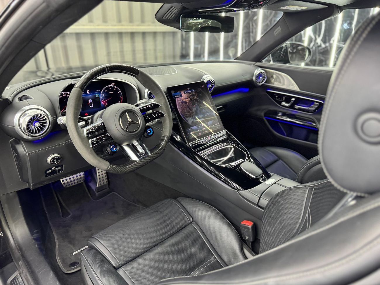 مرسيدس بنز SL 63 AMG AMG 4MATIC+ Roadster Night Package 2023 Mercedes Benz SL63, Warranty, Very Low Kms, 577HP