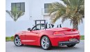 بي أم دبليو Z4 sDrive20i Convertible | 1,351 P.M | 0% Downpayment | Perfect Condition