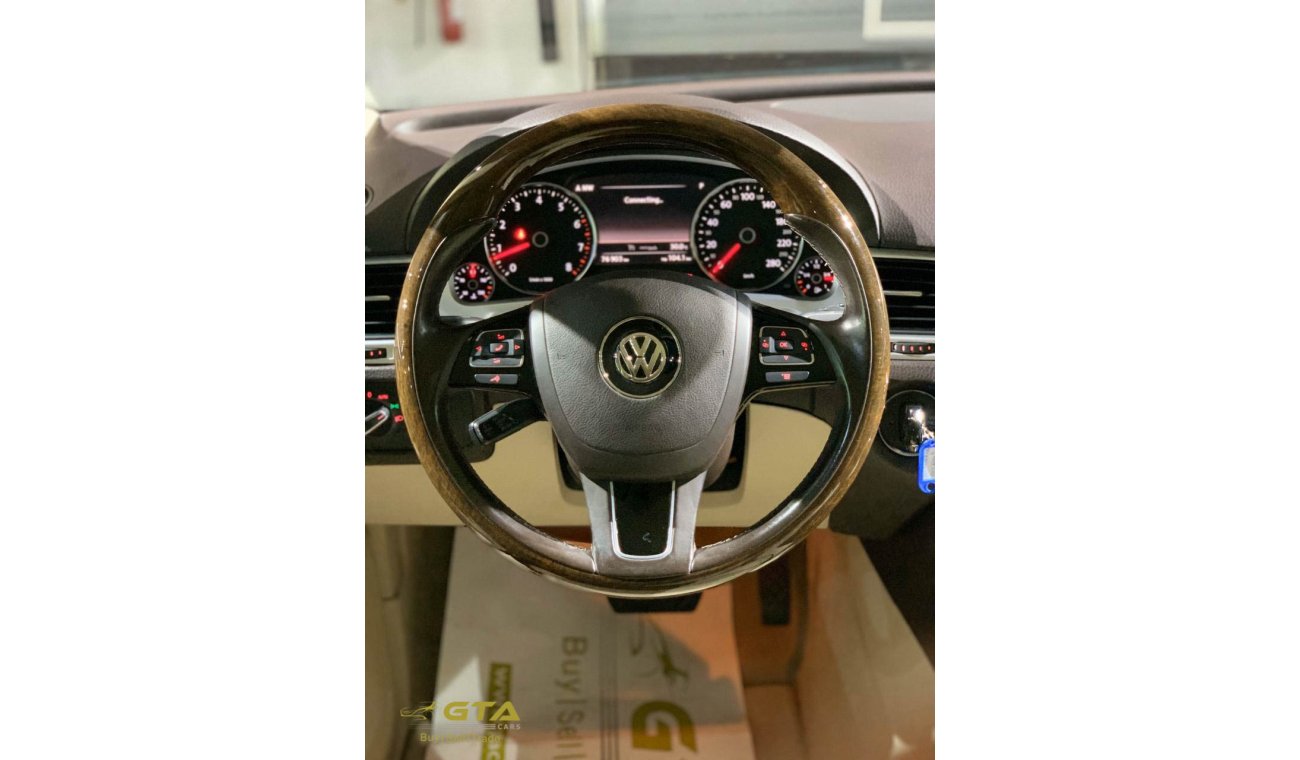 Volkswagen Touareg 2015 Volkswagen Touareg Sport, Warranty, Full VW History, GCC