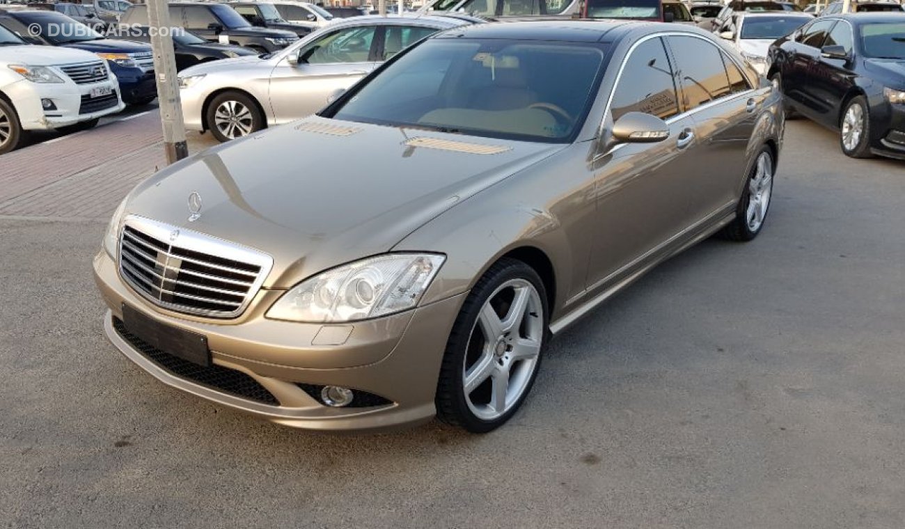 مرسيدس بنز S 500 2009 Full options Gcc specs kit AMG63  clean car