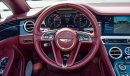 Bentley Continental GTC First Edition (Export). Local Registration + 10%