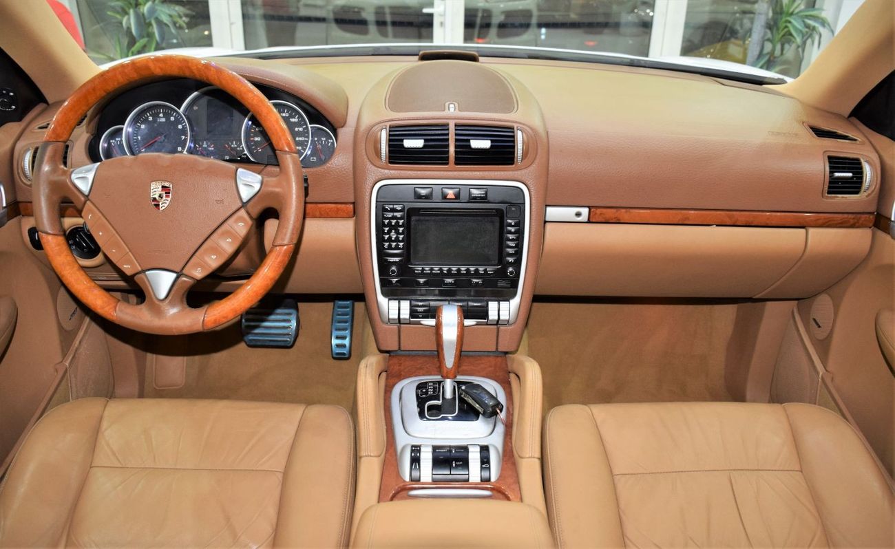 Porsche Cayenne EXCELLENT DEAL for our Porsche Cayenne ( 2008 Model ) in White Color GCC Specs