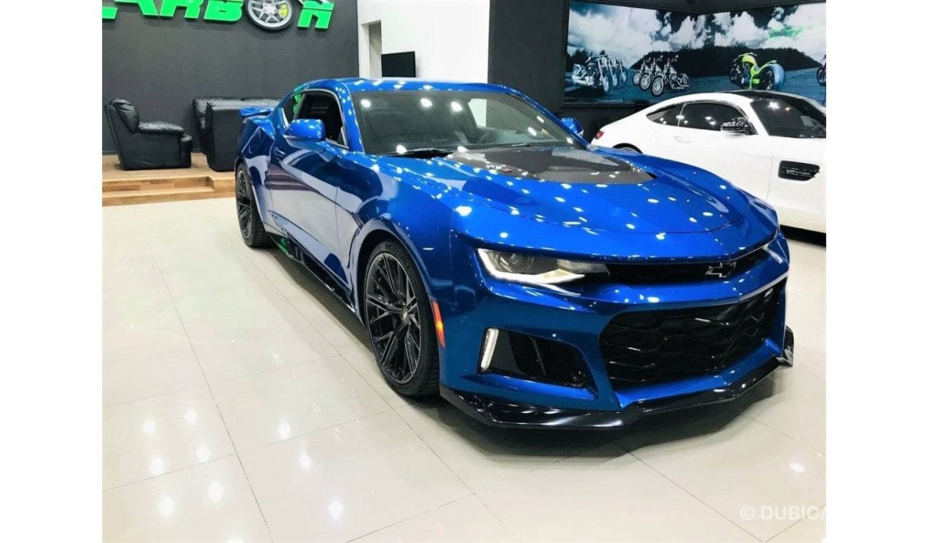 شيفروليه كامارو CHEVROLET CAMARO ZL1 2018 GCC CAR WITH FULL SERVICE HISTORY WARRANTY TILL 2024 ORIGINAL PAINT