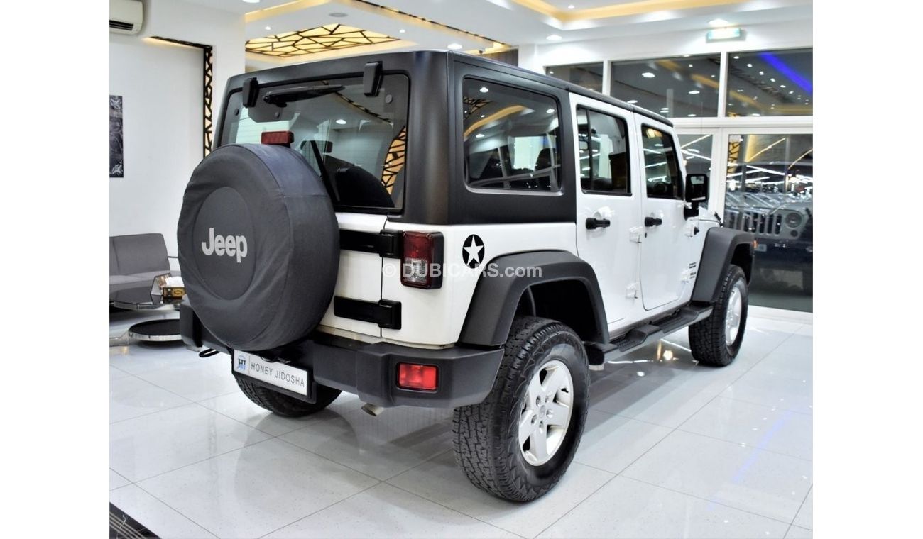 Jeep Wrangler EXCELLENT DEAL for our Jeep Wrangler Unlimited Sport ( 2016 Model ) in White Color GCC Specs