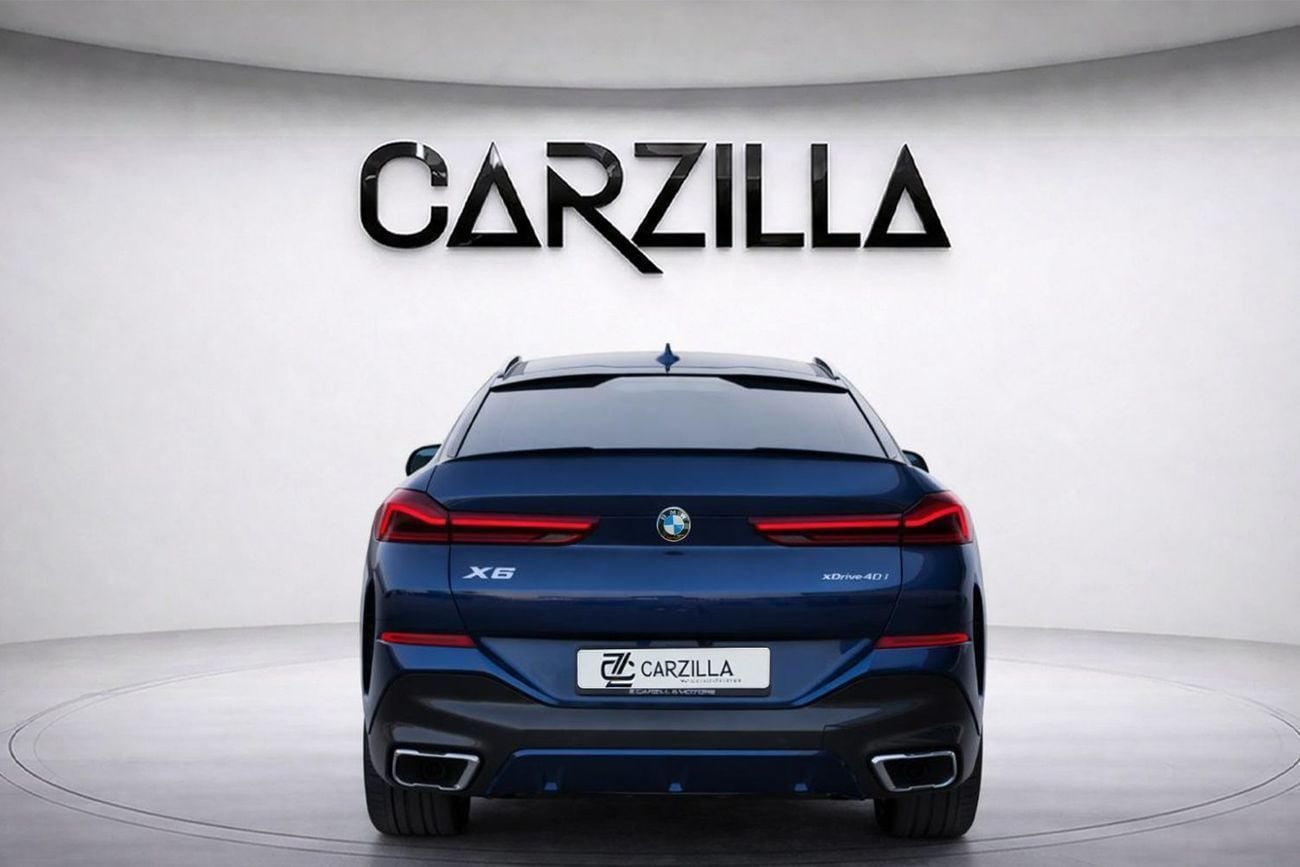 BMW X6 40i M Sport 3.0L  l AED 4,582 P.M l 0% Downpayment l 40i M-Sport l Agency Warranty & Se