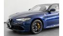 Alfa Romeo Giulia 2019 Alfa Romeo Giulia Quadrifoglio / 5 Year Alfa Romeo Warranty & Service Contract