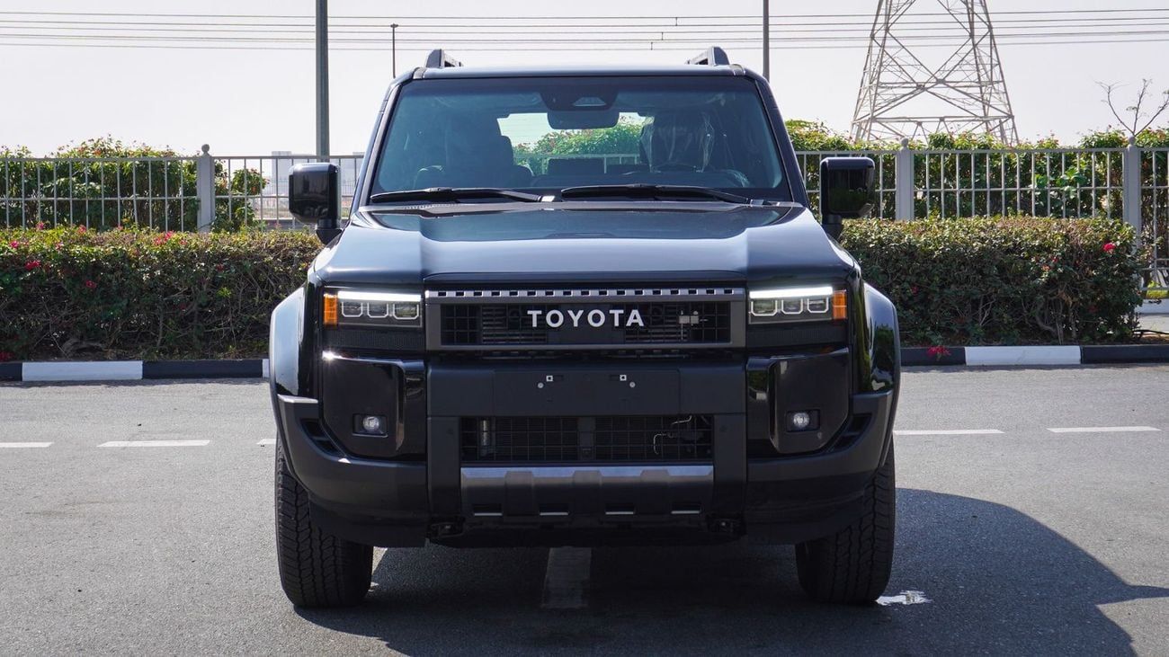 تويوتا برادو Mid ECTAGR033 - 2026 Toyota Prado - 2.4L Petrol Auto - Mid - Black with Black Interior