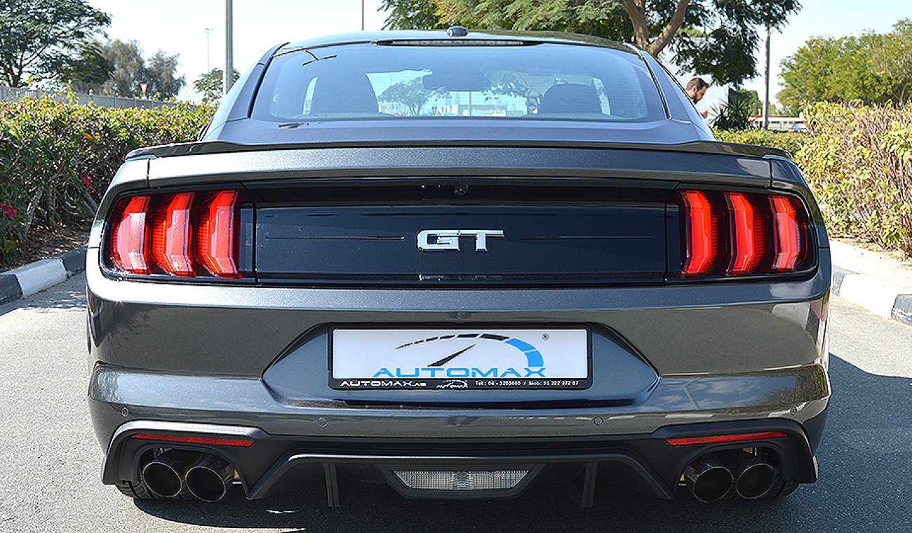 Ford Mustang 2019 GT Premium, 5.0 V8 GCC, 0km w/3Yrs or 100K km WTY + 60K km SERV # Digital Cluster, Carbon Fiber