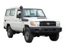 Toyota Land Cruiser 70 ECT0104 - Toyota LC78 Hardtop 3 Doors - 4.5L Diesel Manual White - 2023