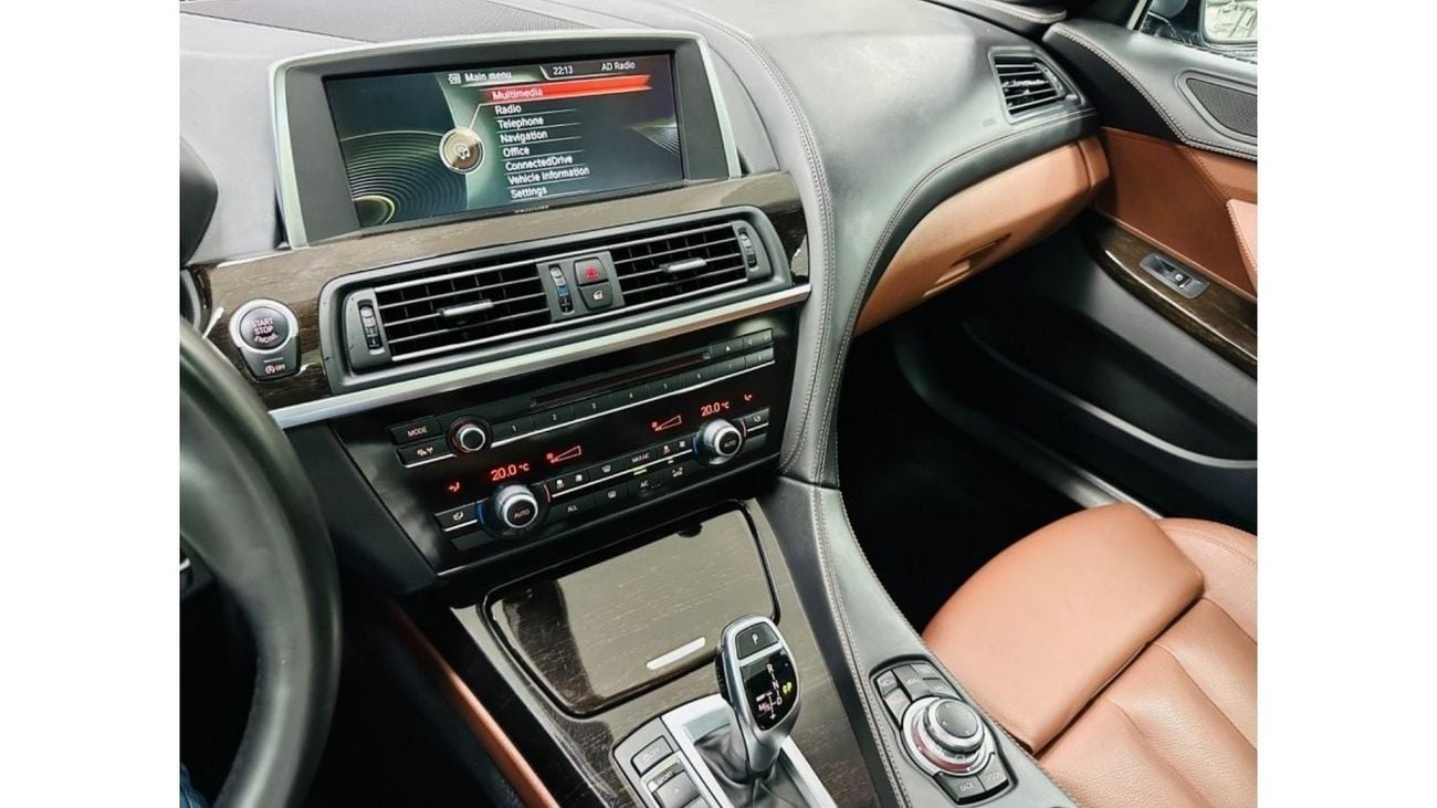 BMW 640i M Sport GCC .. FSH .. Perfect Condition .. V6 .. M kit .