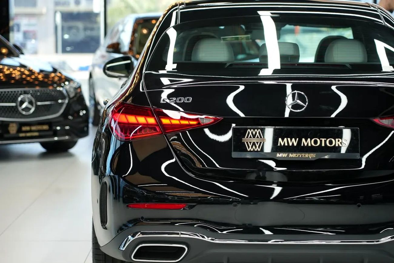 مرسيدس بنز C 200 C 200 | GCC 0km | Agency Warranrty | AMG Package