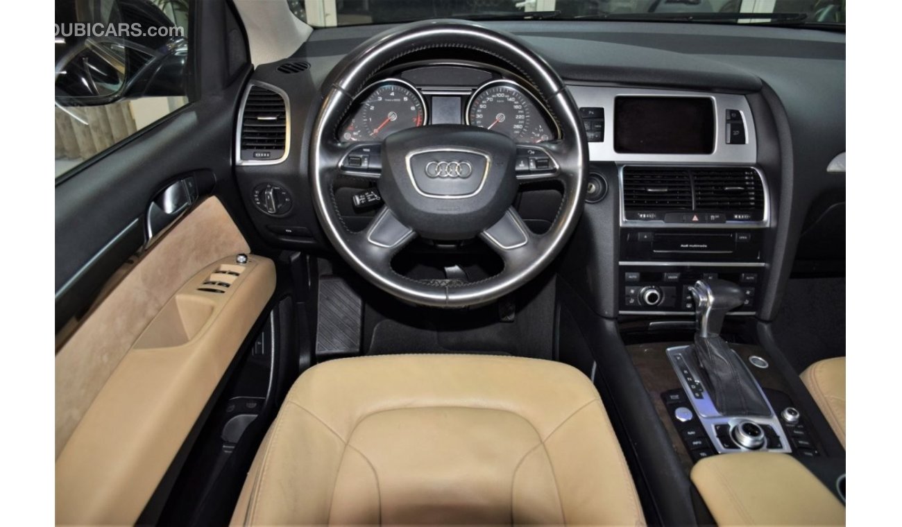 Audi Q7 EXCELLENT DEAL for our Audi Q7 ( Quattro 2013 Model! ) in Black Color! GCC Specs