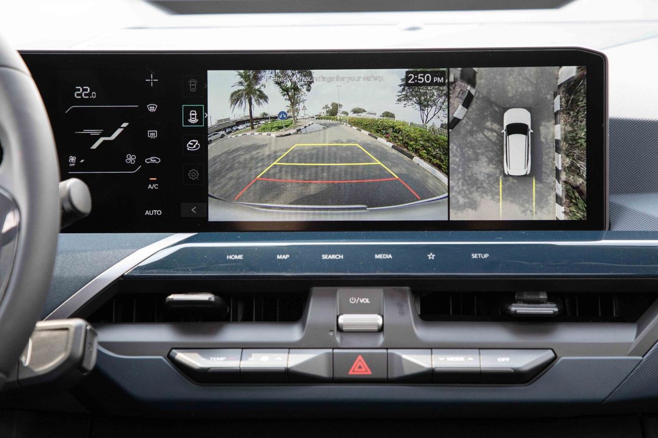 كيا EV5 2024 KIA EV5 LAND 530 - رمادي من الداخل أسود وأزرق | للتصدير فقط